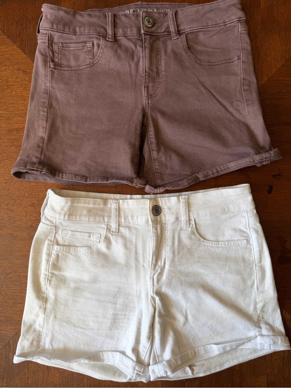 American Eagle Outfitters Next Level Low-Rise Midi Shorts - bundle